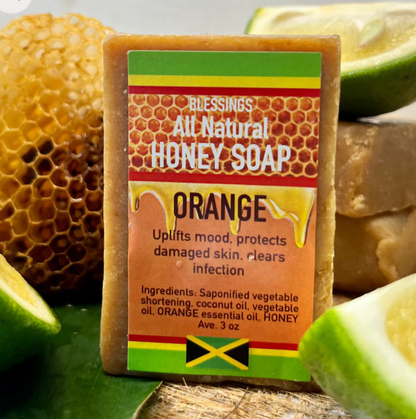 All Natural Honey Soap Orange