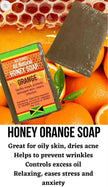 All Natural Honey Soap Orange