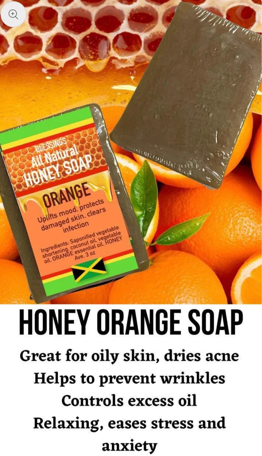 All Natural Honey Soap Orange