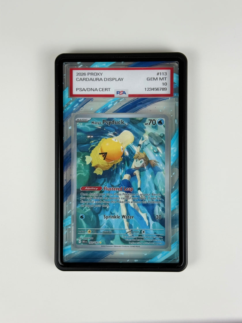 Blue Aura Elemental (PSA Graded) Display Case