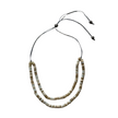 Double Strand Glass Bead Necklace