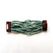 Beaded Bracelet with Wooden Clasp