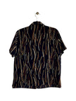 INDULGENCE Regular fit Button-down Top in Black - 16