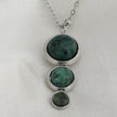 INDY: 3-Stone Pendant Silver Necklace