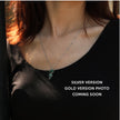 INDY : Collier en or avec pendentif à 3 pierres