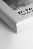 Intuition, Oeuvre sur toile étirée
