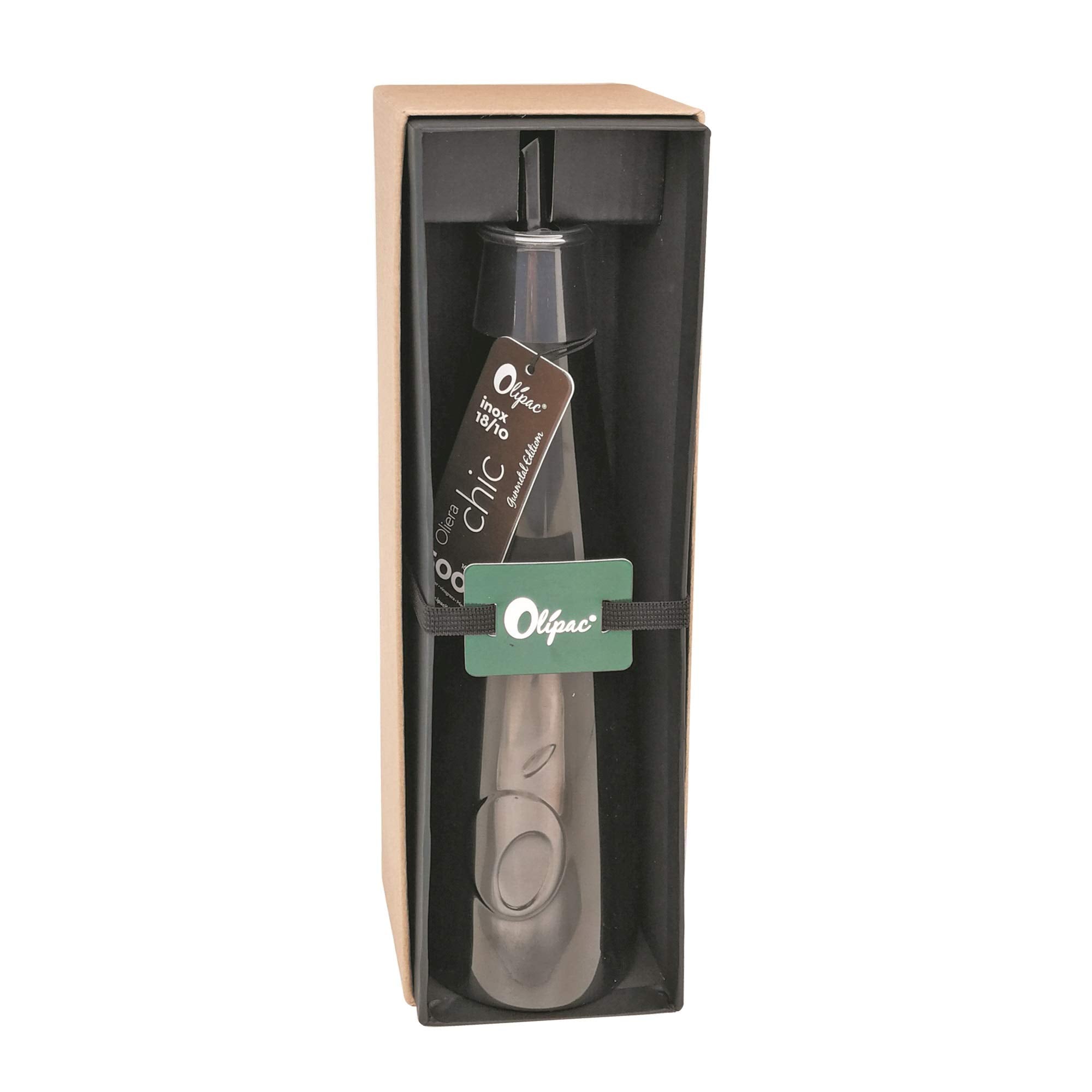 IPAC - Frantoio Gun Metal Oil Cruet 500ml