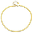 ISABELLA Snake Skin Textured Chain Necklace