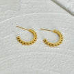 ISLA : Boucles d'oreilles à bord perlé