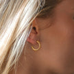 ISLA : Boucles d'oreilles à bord perlé