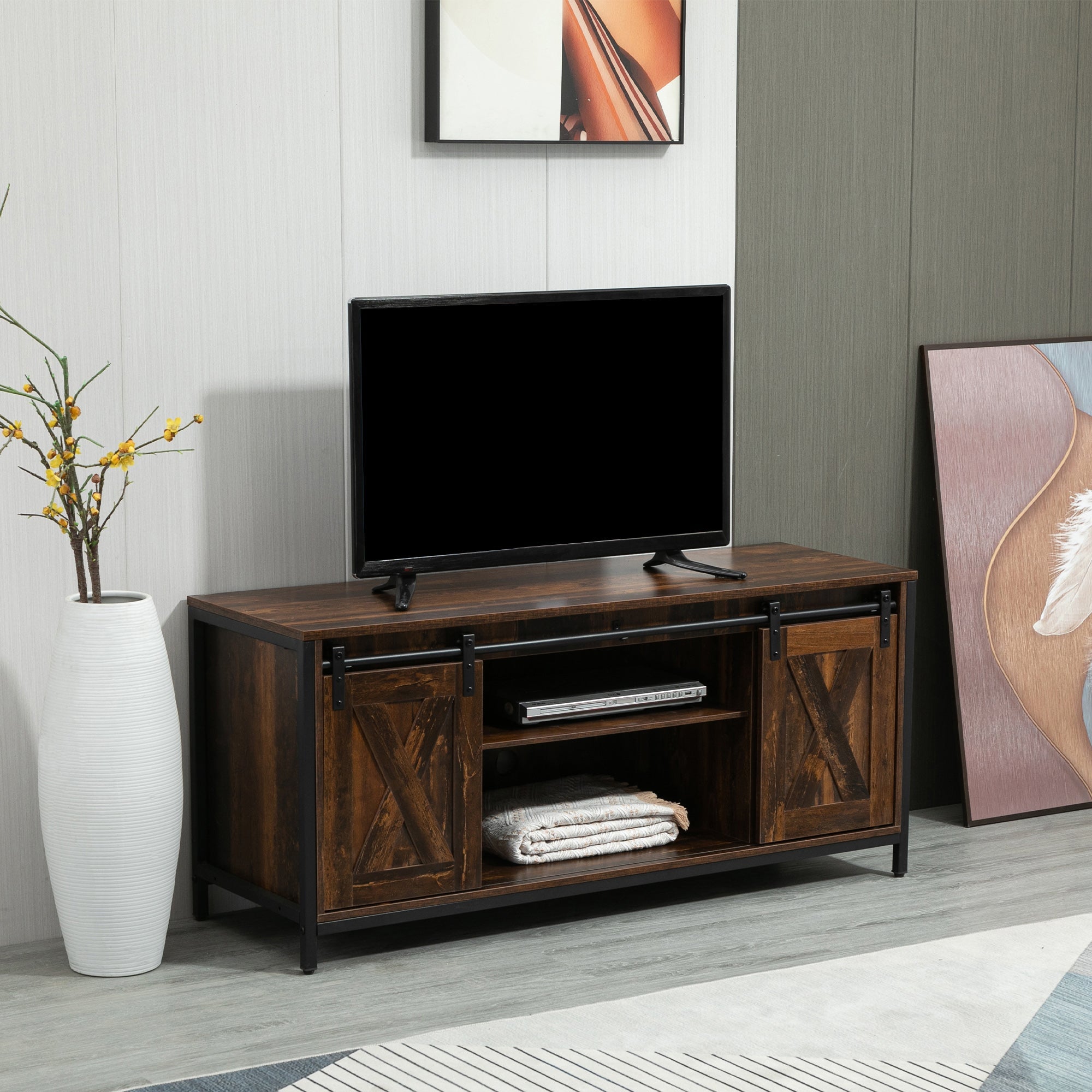 Easton Industrial Style TV Stand for TVs up to 60