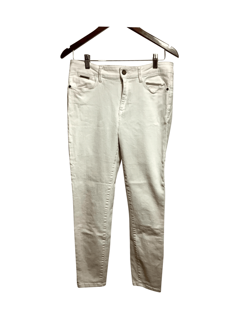 IVANKA TRUMP Regular fit Straight-legged Jean in White  -  10