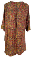 PRC6049 Avatar Pure Silk Self Pocket Tunic Dress