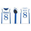 Basketball Jersey - Mockup and Template - 4 Angles, 3 Styles, Layered, Detailed and Editable Vector in EPS, SVG, AI, PNG, DXF and PDF