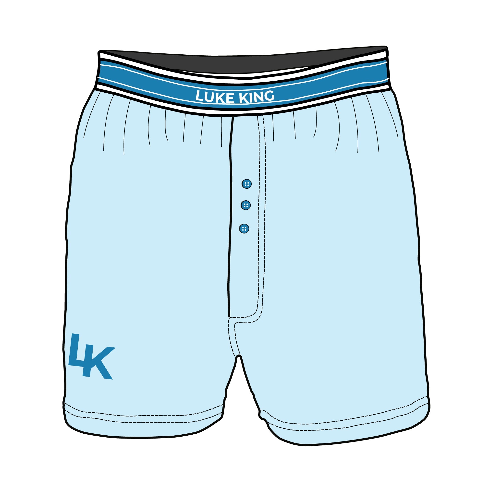 Boxers - Mockup and Template - 6 Angles, Layered, Detailed and Editable Vector in EPS, SVG, AI, PNG, DXF and PDF