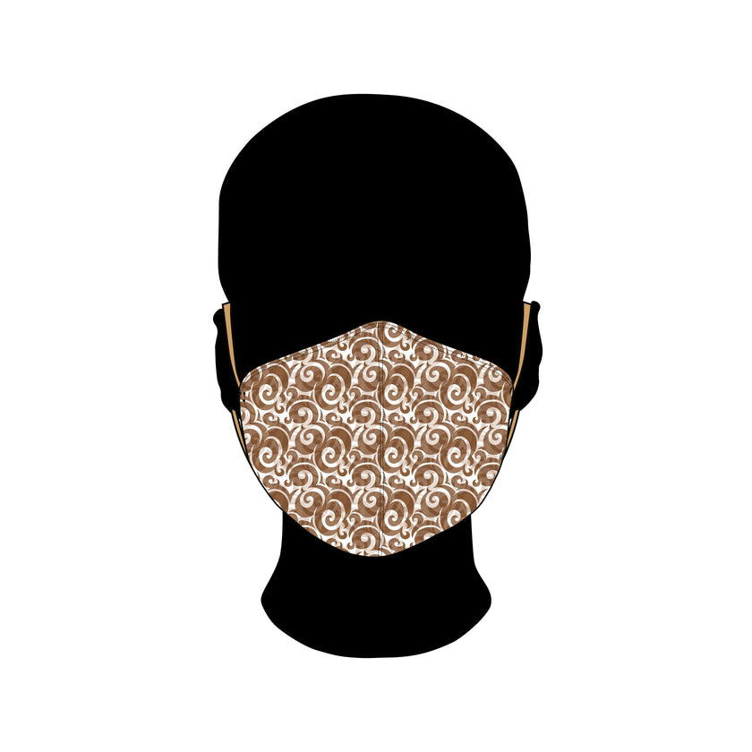 Handmade Masks - Mockup and Template - 6 Angles, 1 Style, Layered, Detailed and Editable Vector in EPS, SVG, AI, PNG, DXF and PDF