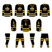 Hockey Jersey - Mockup and Template - 4 Angles, 4 Styles, Layered, Detailed and Editable Vector in EPS, SVG, AI, PNG, DXF and PDF