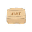 Military Army Castro Hat/Cap - Mockup and Template - 18 Angles, Layered, Detailed and Editable Vector in EPS, SVG, AI, PNG, DXF and PDF