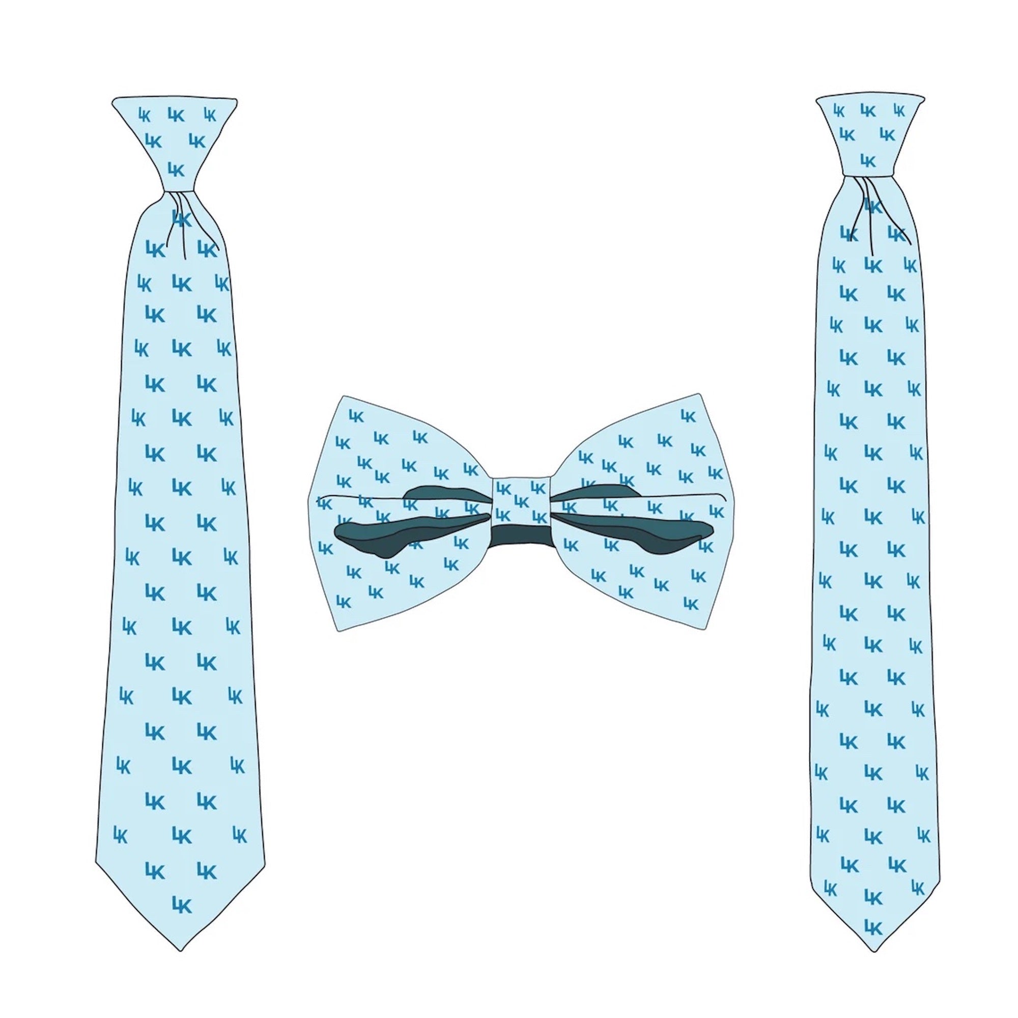 Necktie Bundle - Mockup and Template - 2 Angles, 1 Style, Layered, Detailed and Editable Vector in EPS, SVG, AI, PNG, DXF and PDF