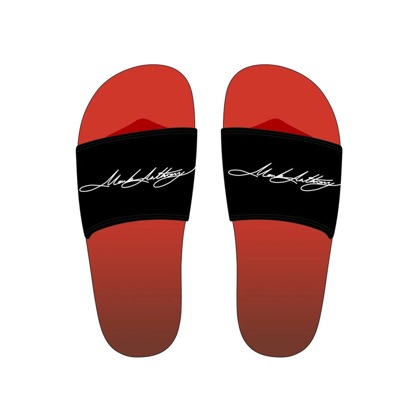 Sandals/Slides - Mockup and Template - 2 Angles, 1 Style, Layered, Detailed and Editable Vector in EPS, SVG, AI, PNG, DXF and PDF