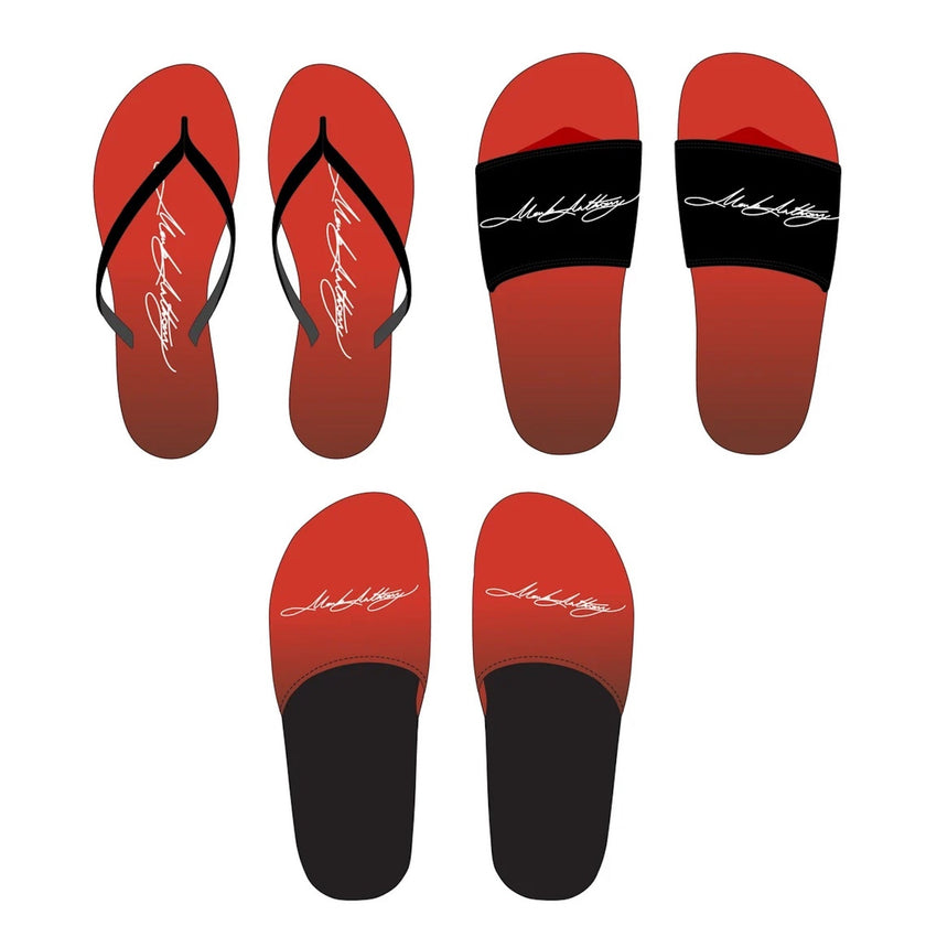 Slippers, Sandals, Flip Flops Bundle - Mockup and Template - 2 Angles, 3 Styles, Layered, Detailed and Editable Vector in EPS, SVG, AI, PNG, DXF and PDF