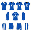 Soccer Jersey - Mockup and Template - 4 Angles, 3 Styles, Layered, Detailed and Editable Vector in EPS, SVG, AI, PNG, DXF and PDF