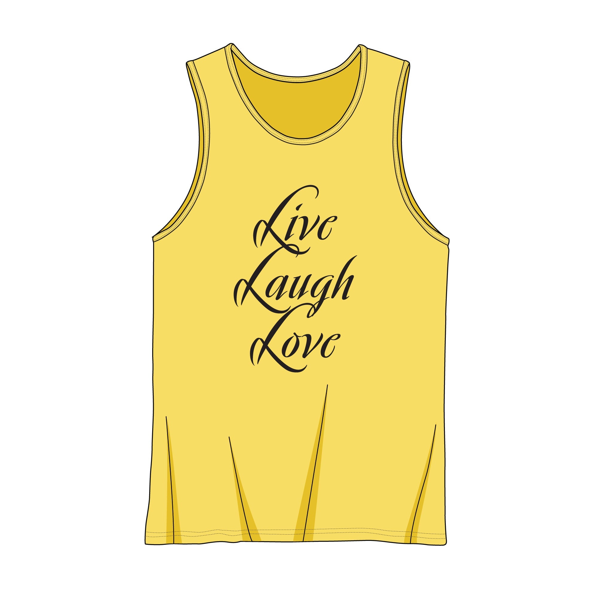 Tank Tops and Muscle Shirt Tops - Mockup and Template - 5 Angles, 1 Styles, Layered, Detailed and Editable Vector in EPS, SVG, AI, PNG, DXF and PDF