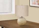 Lampe de table Monarch - Luminaire - Beige Beton / Beige (I 9718)