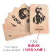 I AM A BADASS Affirmation Cards – 51 Bold Daily Quotes for Women – Tear-Proof, Water-Resistant Cards – Personalized Gift Box Option – Confidence & Self Love Mindset Deck - ROUGE BRANDS