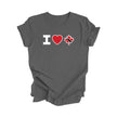 I Love Canada - Maple Leaf - Trinidad & Tobago - Unisex Jersey Short Sleeve Tee