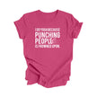 I Do Yoga Because Punching People Is Frowned Upon - Yoga Gift, Meditation Shirt, Yoga T-shirt, Yoga Lover Gift, Yoga Teacher Shirt, Wellness Shirt, Self Care Shirt - Inspired X