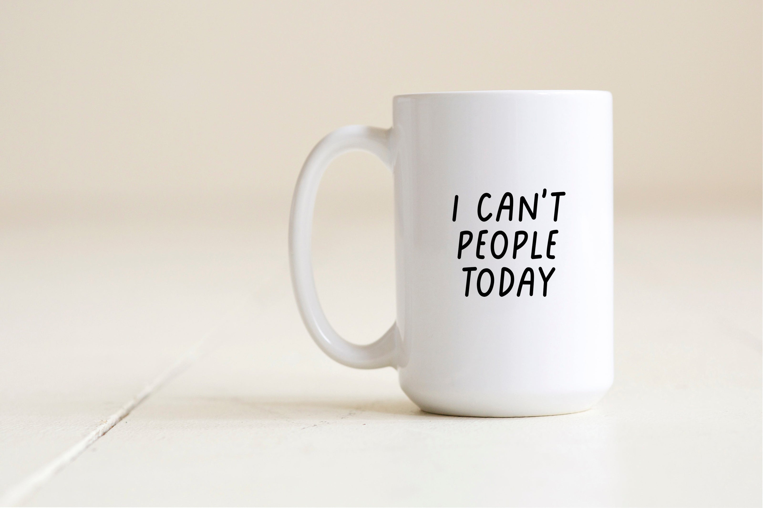 I can't people today mug