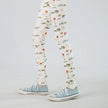 Youth Bamboo Leggings | Orange Smilies