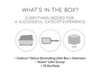 Cateco Odour-Eliminating Litter box - Complete Starter Kit