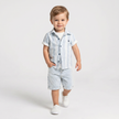 Tyler Stripes Denim Set