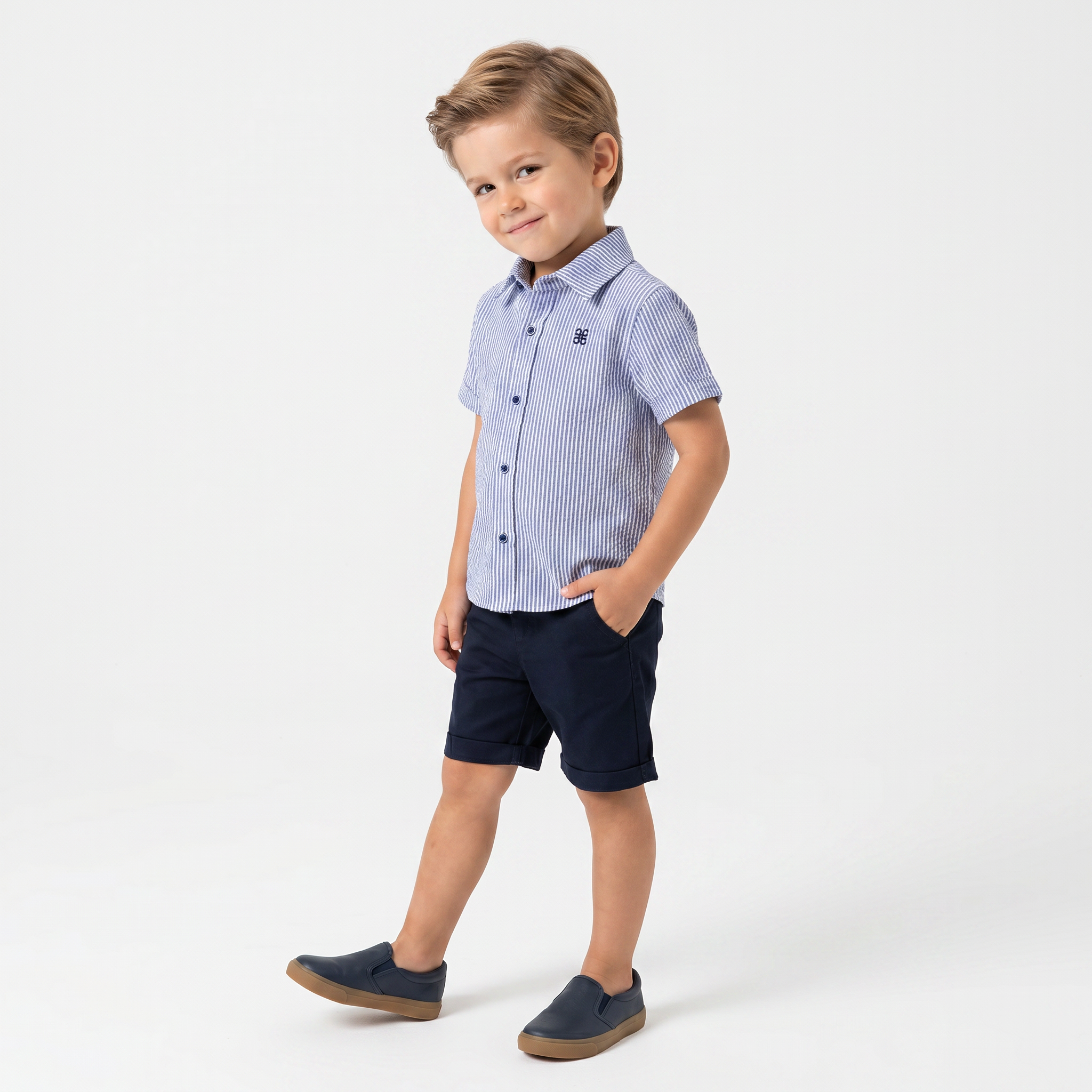 Charlie Charm Shirt & Shorts Set