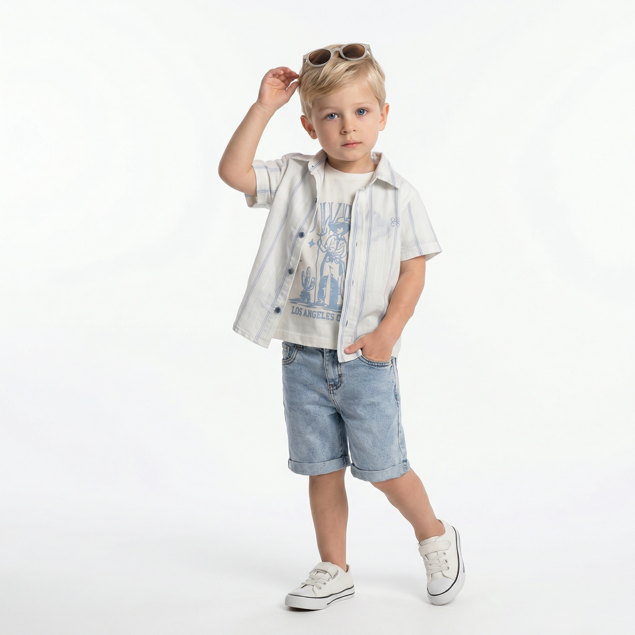 Cool Calvin Denim Set