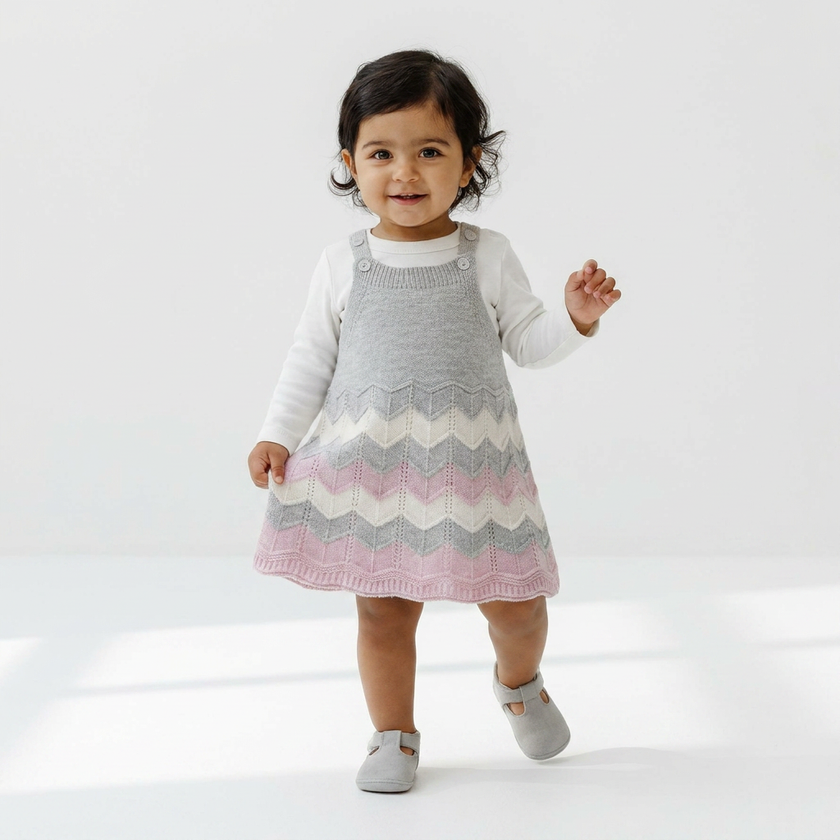Knitted Princess Overall Set
