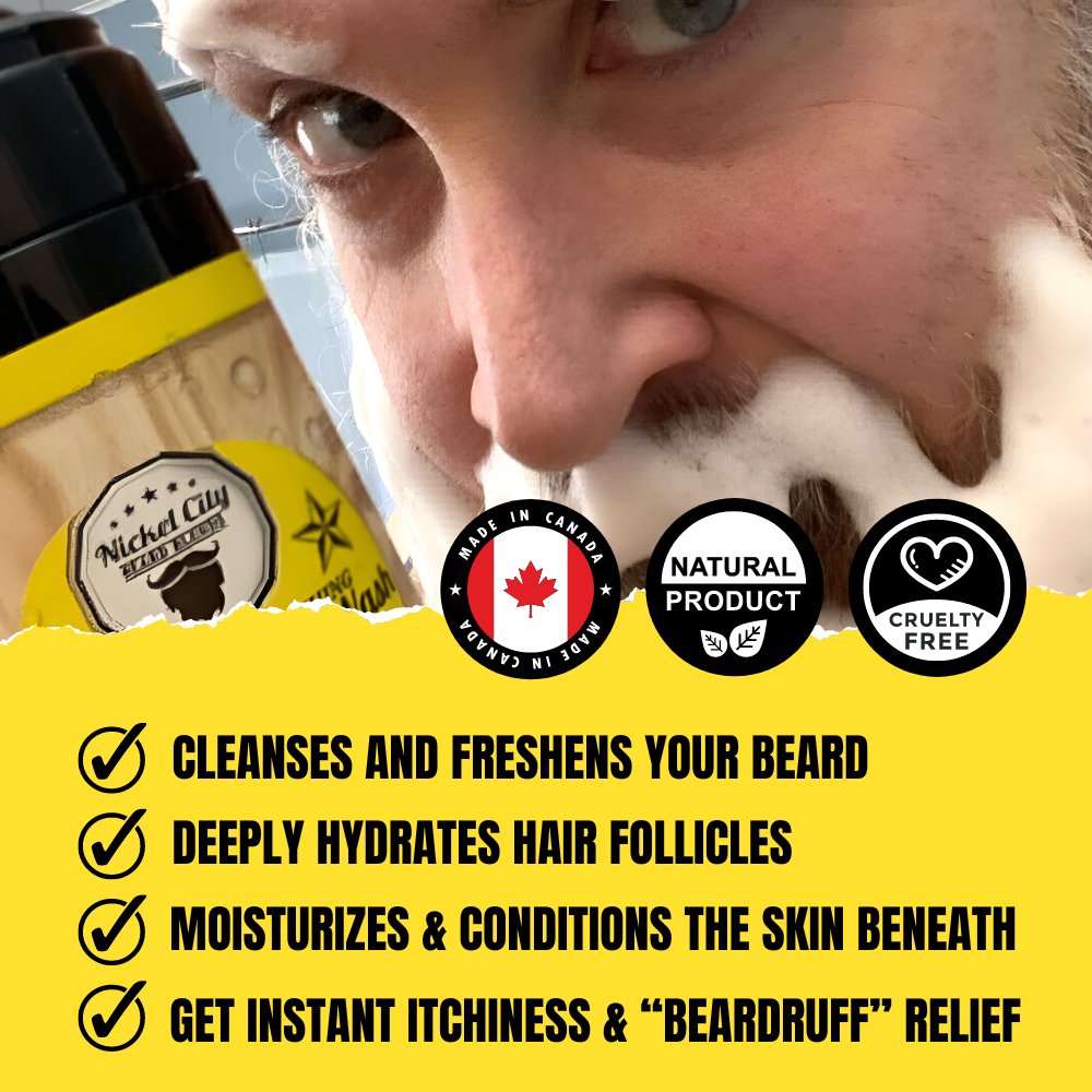 My Lil Cupcake Beard Wash (150ml) – Sweet Vanilla Cupcake with Creamy Buttercream Scent | Gentle Beard Shampoo & Cleanser