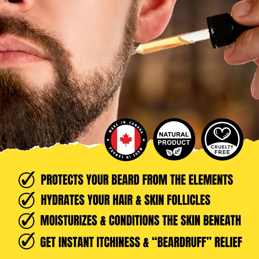 My Lil Cupcake Beard Oil (30ml) – Sweet Vanilla Cupcake with Creamy Buttercream Scent | Premium Conditioning Beard Oil