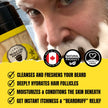 The Professor Beard Wash (150ml) – Cedarwood, Vanilla & Sweet Cigar | Gentle Beard Shampoo & Cleanser | Dr. Chris Schneider Collaboration
