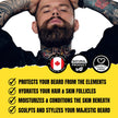 My Lil Cupcake Beard Balm (56g) – Sweet Vanilla Cupcake with Creamy Buttercream Scent | Strong Hold & Conditioning Balm