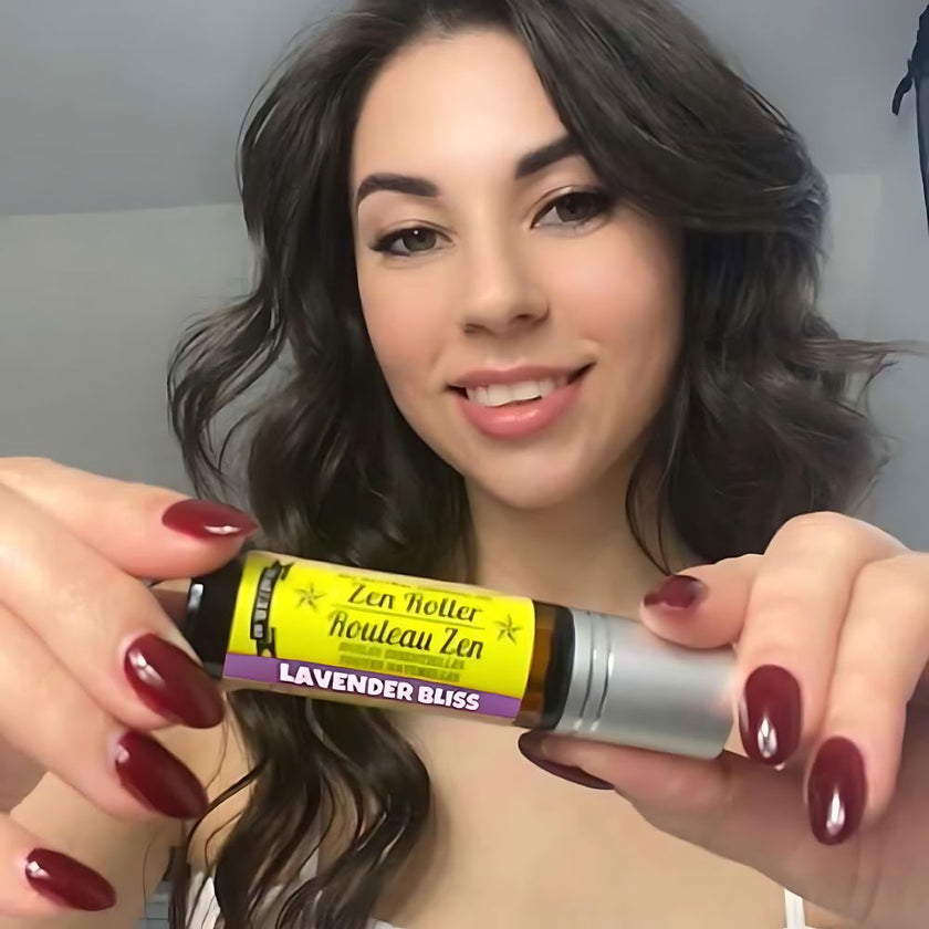 Lavender Bliss Essential Oil Roll-On (10ml) – Soothing Lavender Aromatherapy Blend for Relaxation & Stress Relief