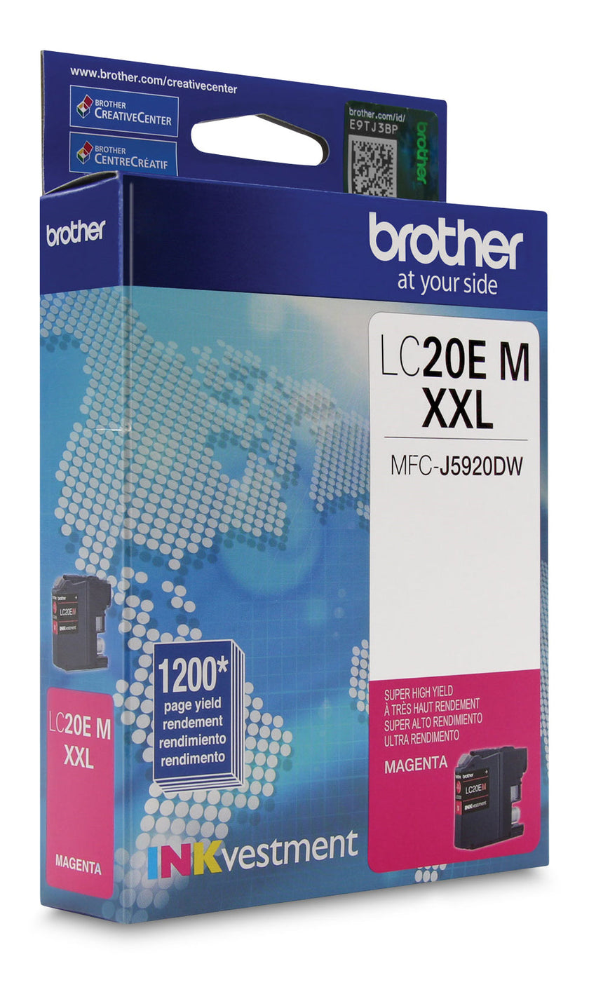 Brother LC20E Magenta Ink, INKvestment Super High Yield (LC20EMS)