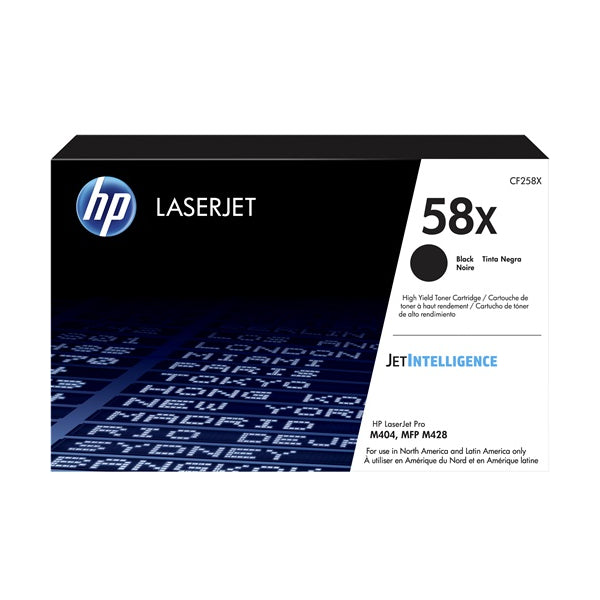 HP 58X (CF258X) High Yield Black Original LaserJet Toner Cartridge