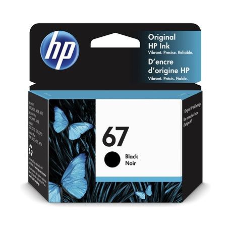 3YM56AN#140 HP 67 Black Original Ink Cartridge HP 67 Black