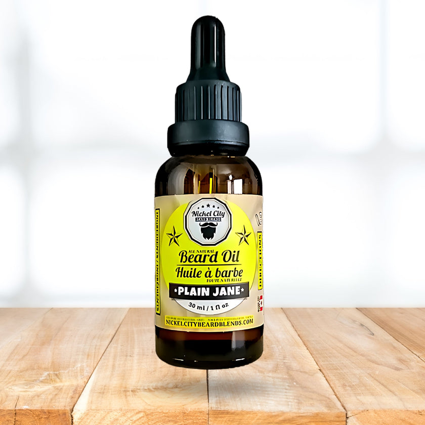 Plain Jane Beard Oil (30ml) – Naked, Unscented & Fragrance-Free | Premium Conditioning Beard Oil