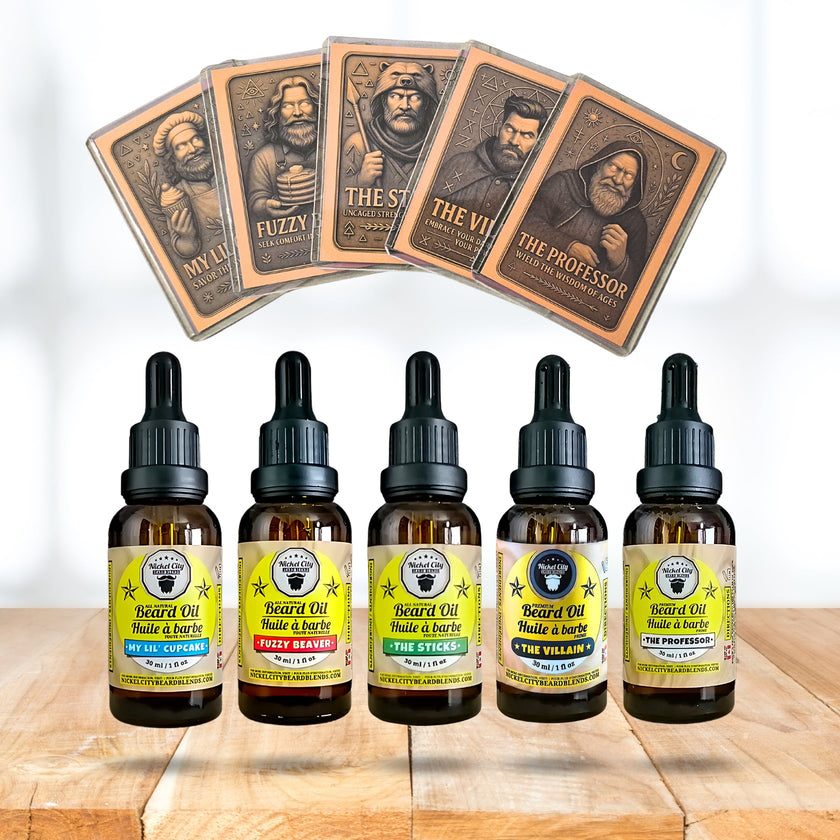 Ultimate SoulSeries Collector’s Bundle | 5 Beard Oils + 5 Gold Shimmer Cards (Limited Edition Set)