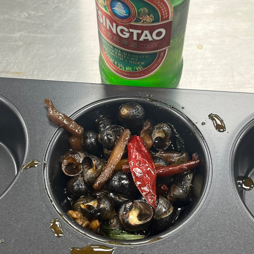 柳州大排档风味辣炒海石螺