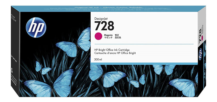 HP 728 (F9K16A) 300mL Magenta Original Ink Cartridge